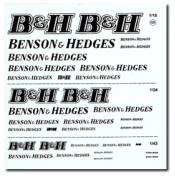 Benson and Hedges 1/43 + 1/24 + 1/18